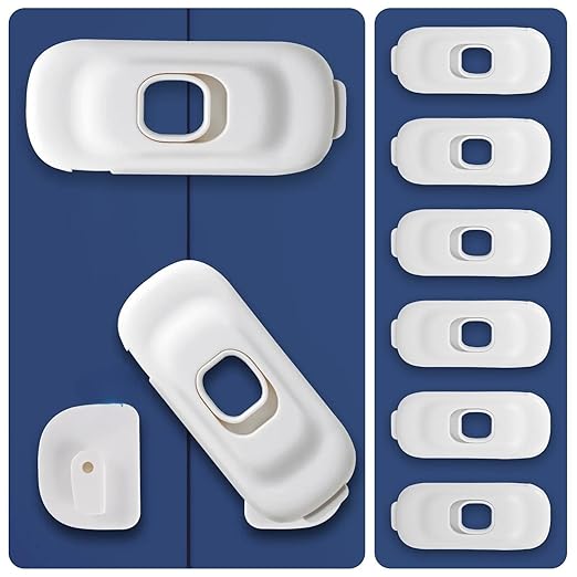 Kiddysafe Baby Safety Rotatable Cabinet Double Lock for Drawers, Cabinets, Fridge