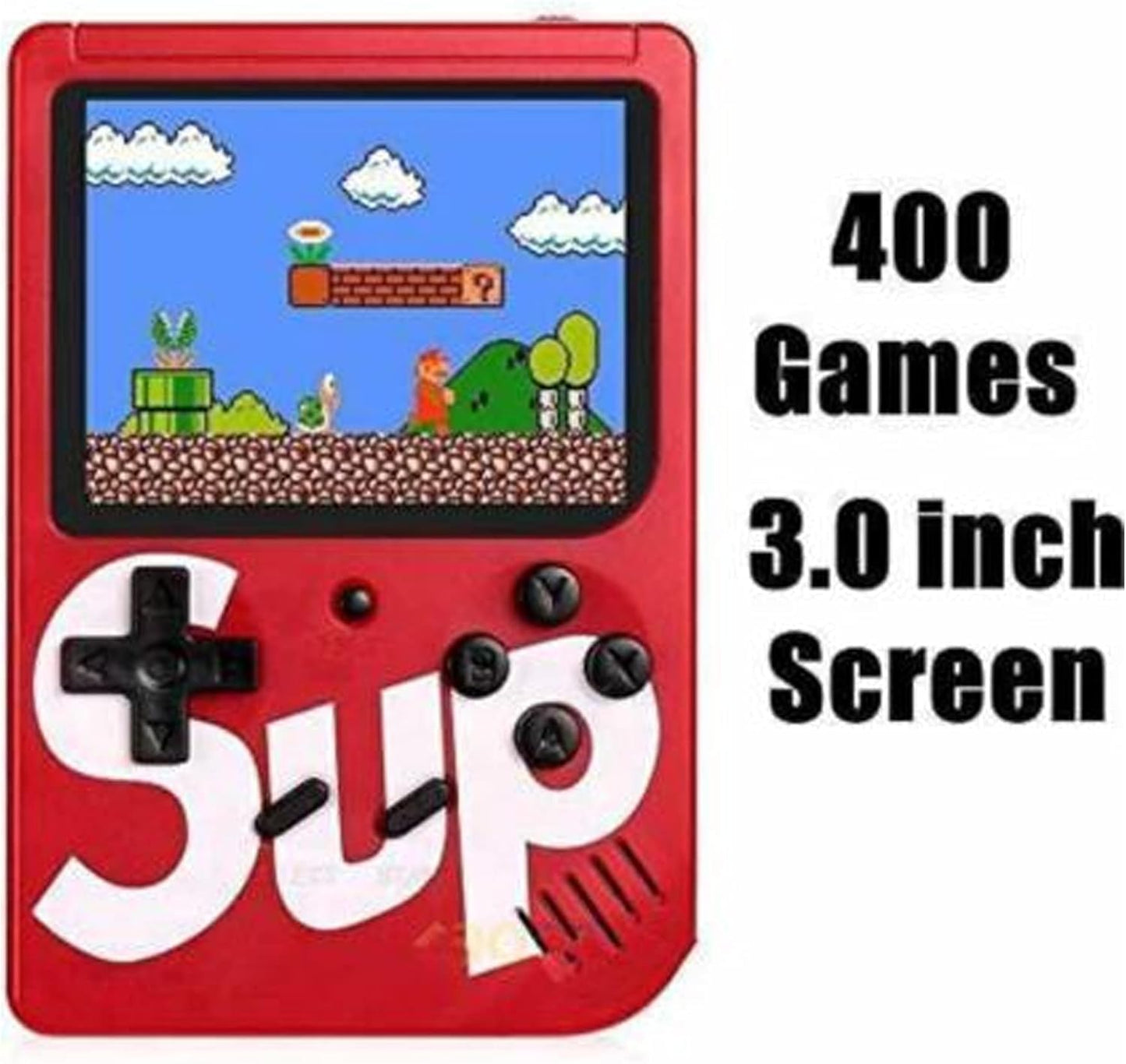 RG400 Retro Handheld Gaming Console – 400 Classic Games & Rechargeable