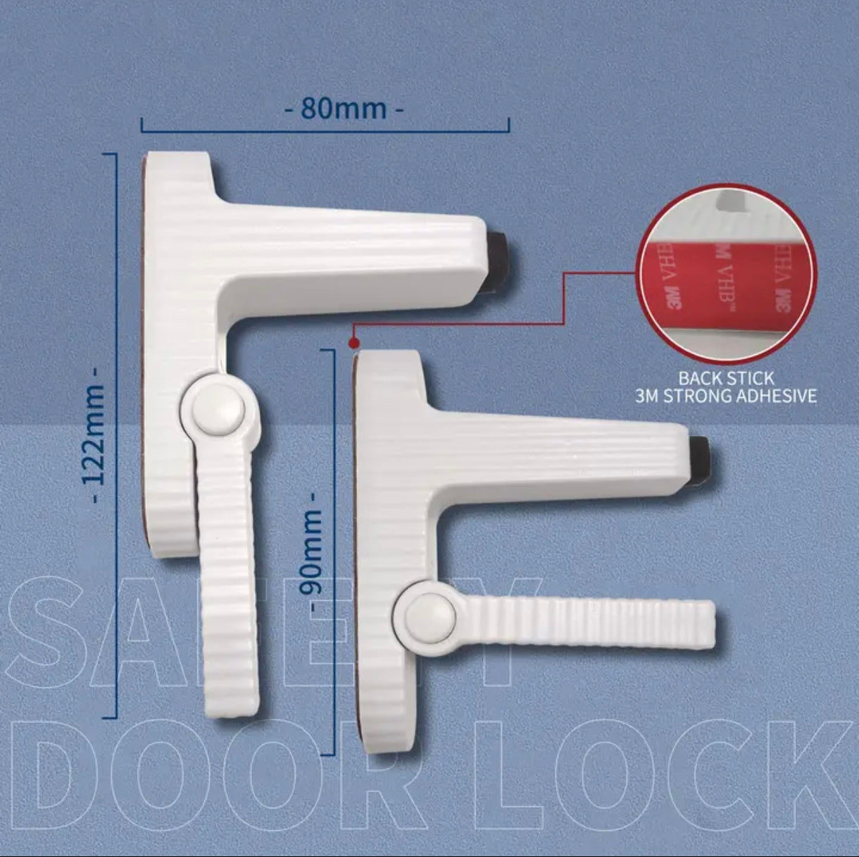 Baby Door Safety - Lever Lock (Pack of 2)