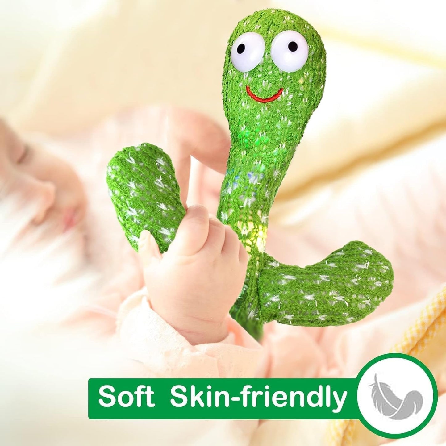 Interactive Dancing Cactus Toy for Kids – Singing, Talking | Early Learning, Fun Gift